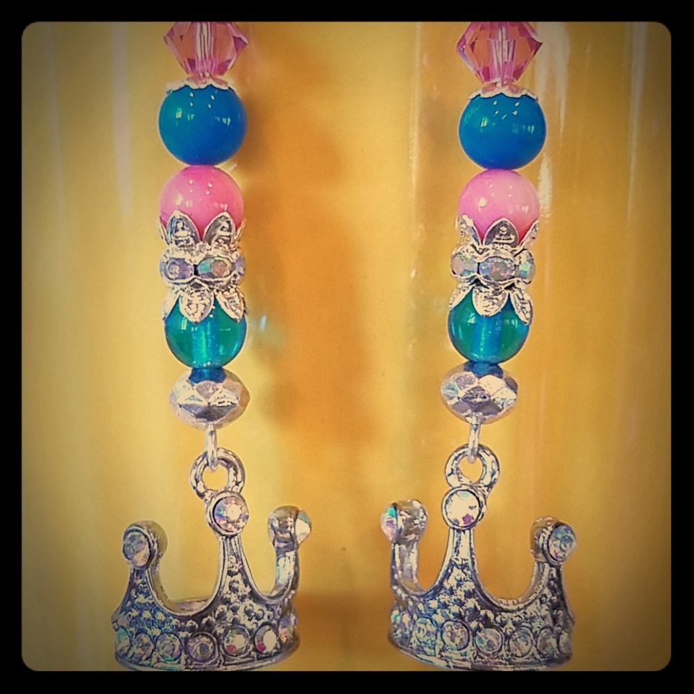 Handcrafted Swarovski CRYSTALS Crown EARART